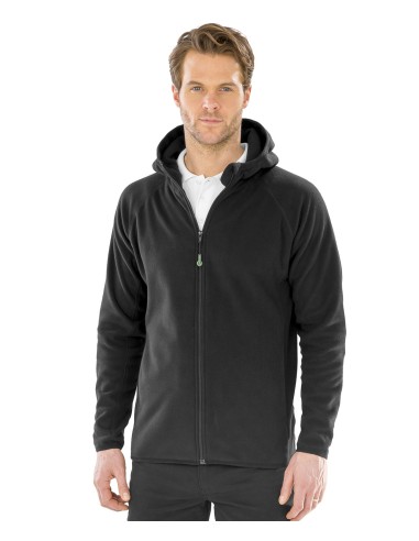 RES-R906X-Recycled Hooded Microfleece Jacket